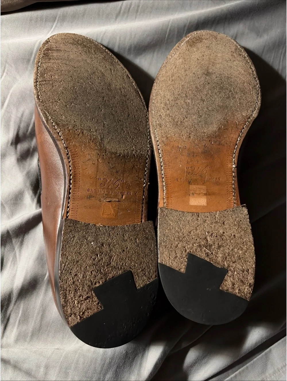 Brooks Brothers Brown Leather Tassel Loafers Size 10D